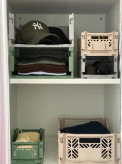 Aykasa Foldekasse Medium i Almond Green