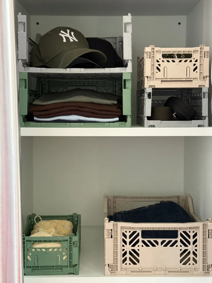 Aykasa Foldekasse Medium i Almond Green