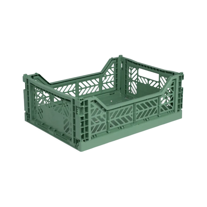 Aykasa Foldekasse Medium i Almond Green