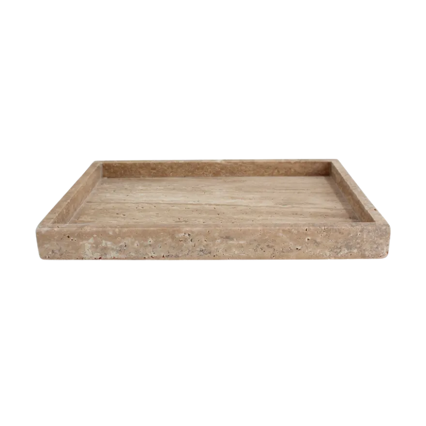 Bakke i Travertin (30x20x3cm)