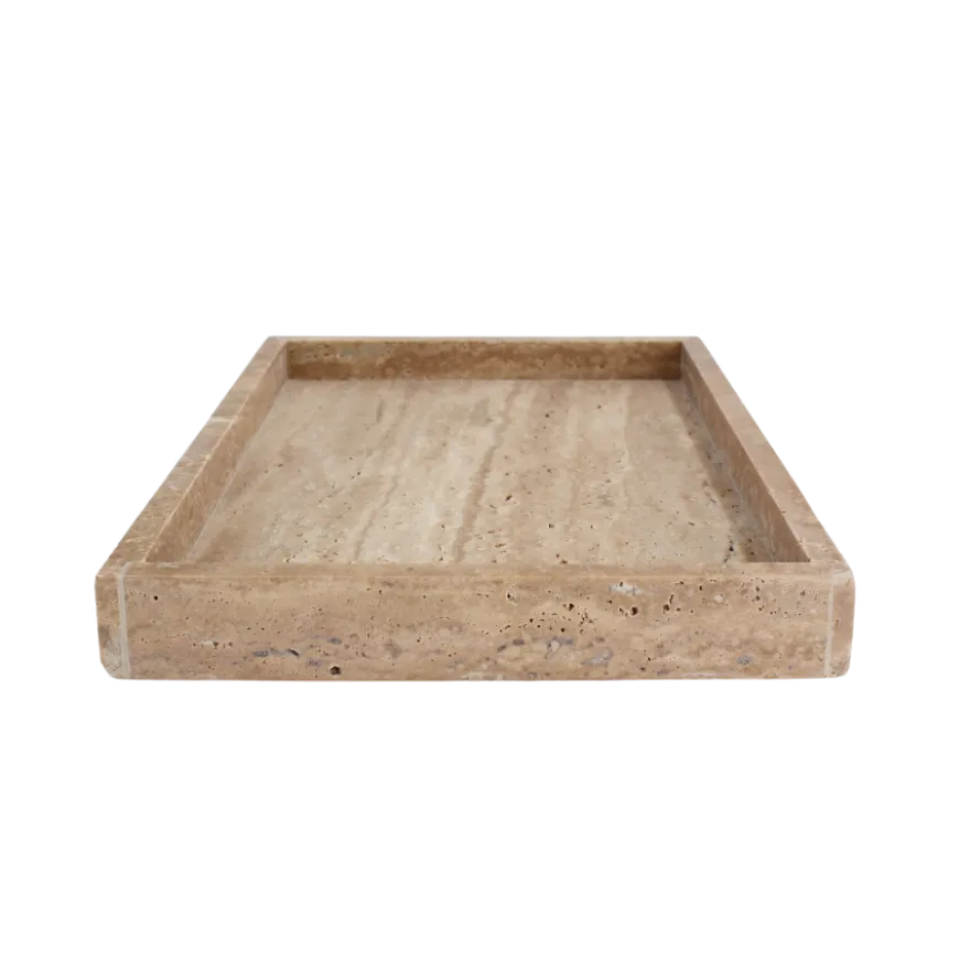 Bakke i Travertin (30x20x3cm)