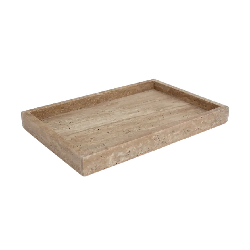 Bakke i Travertin (30x20x3cm)