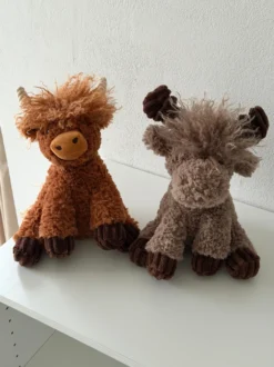 Bamse Fluffy Ko (23cm)