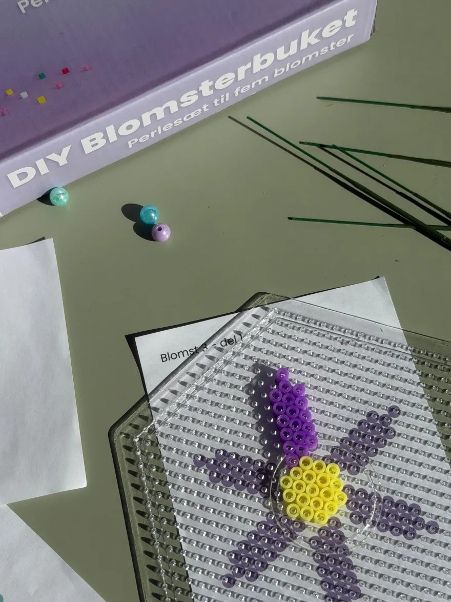 Blomsterbuket DIY Perlesæt