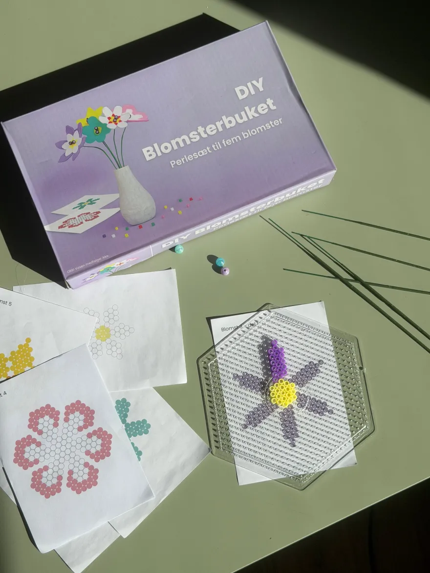 Blomsterbuket DIY Perlesæt