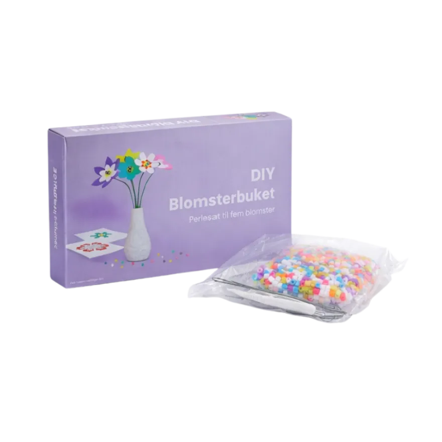 Blomsterbuket DIY Perlesæt