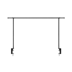 Bordstativ Metal i Sort (136×100cm)