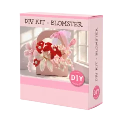 DIY Piberensersæt Blomster i Lyserød