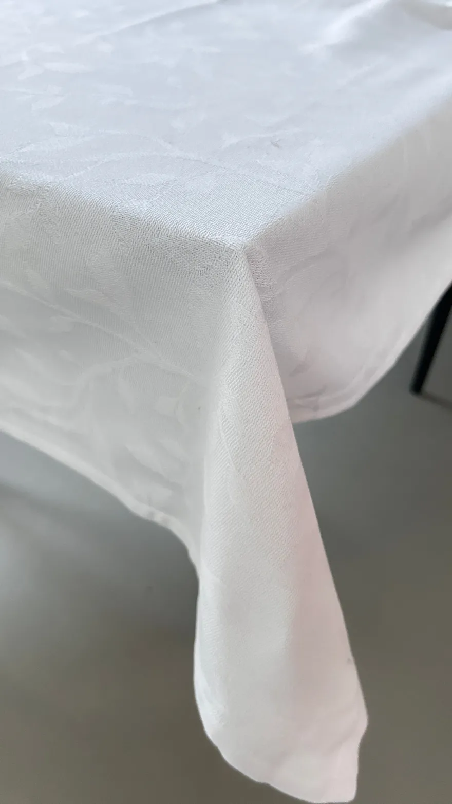 Dug METTEi Jacquard Hvid (140x270cm)