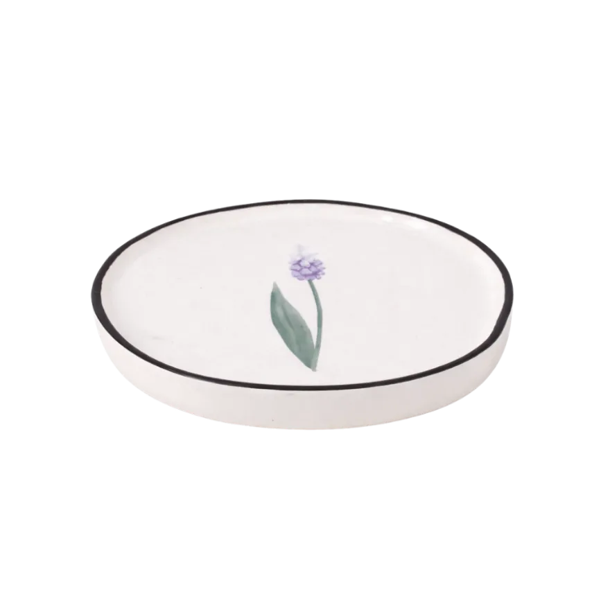 Frokosttallerken DIMKA m. Perleblomst (Ø16cm)