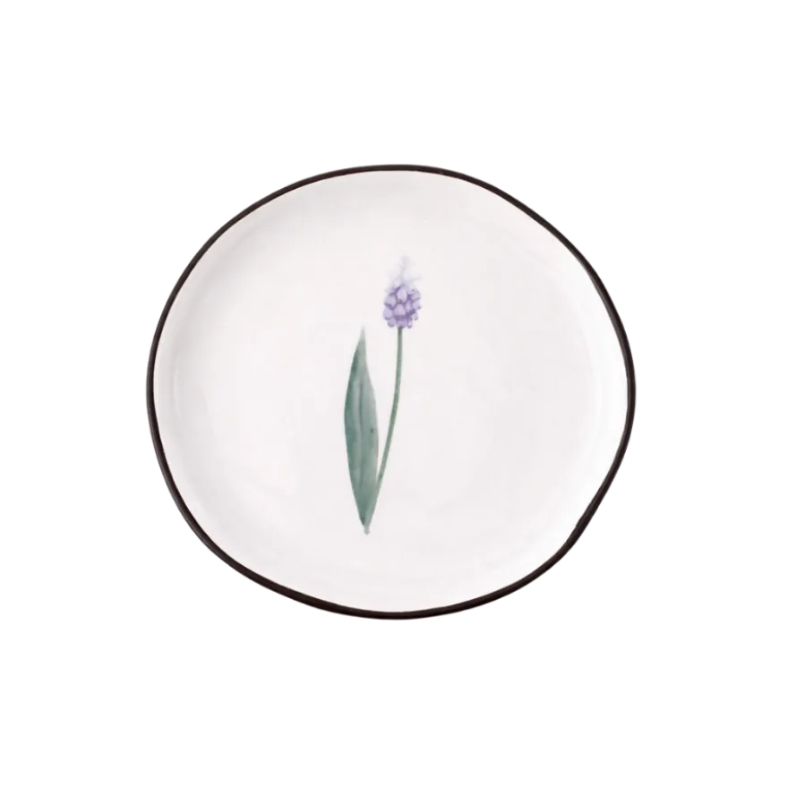 Frokosttallerken DIMKA m. Perleblomst (Ø16cm)