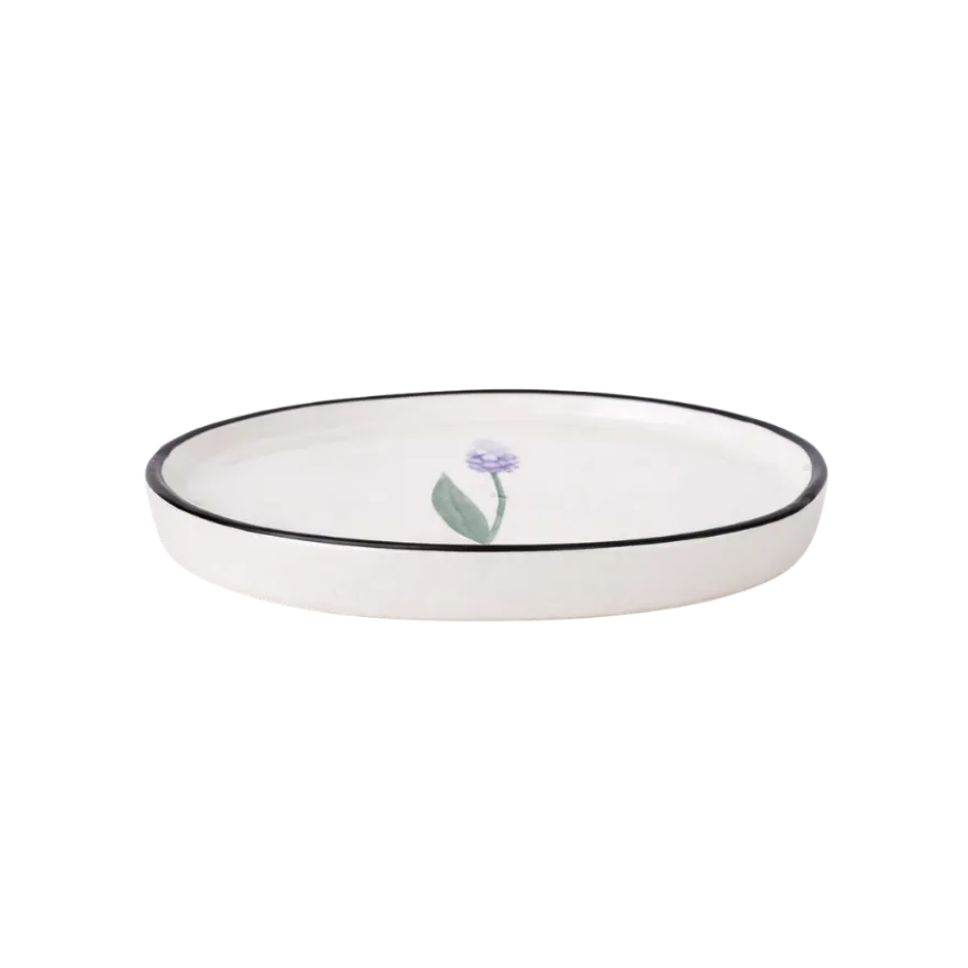 Frokosttallerken DIMKA m. Perleblomst (Ø16cm)