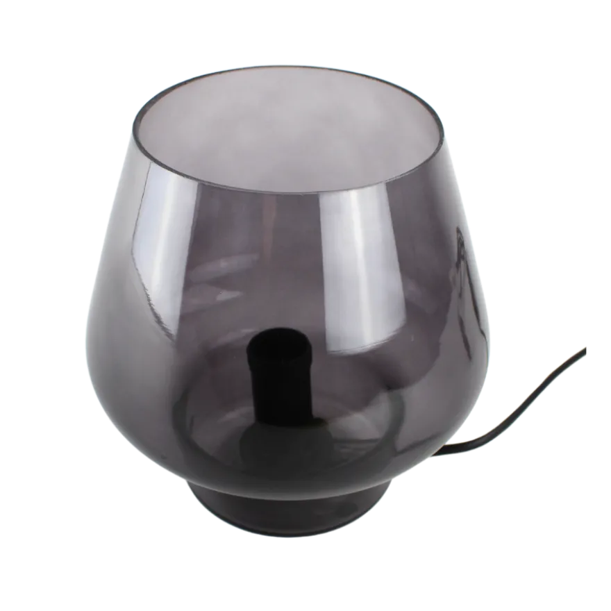 Glas Bordlampe i Smoked (Ø16,5cm)