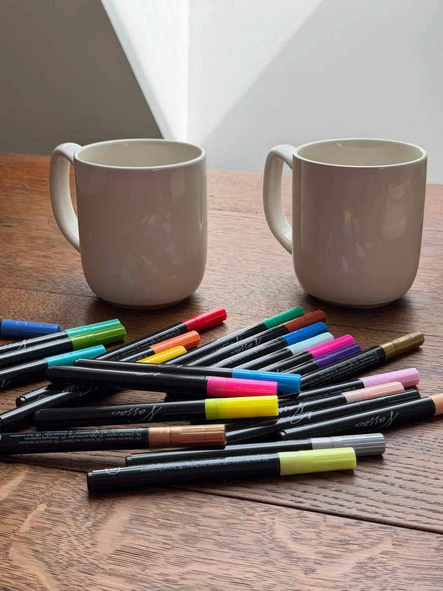 Glas- og Porcelæn Markers (24stk.)