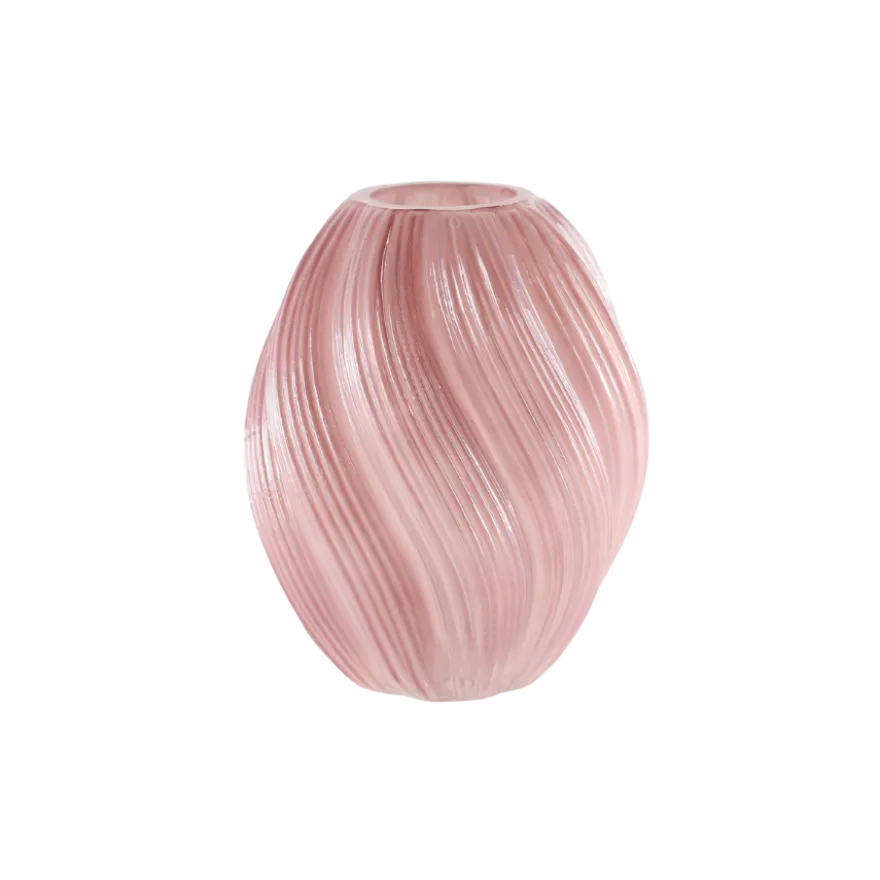 Glas Vase ANJAi Lyserød