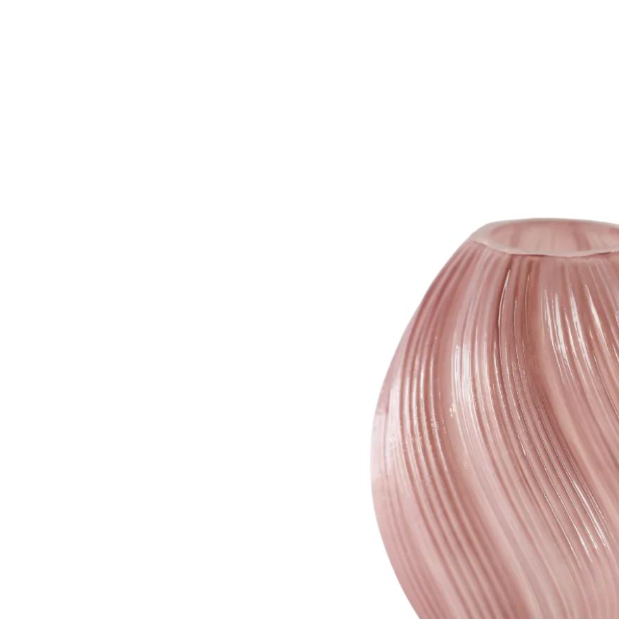 Glas Vase ANJAi Lyserød