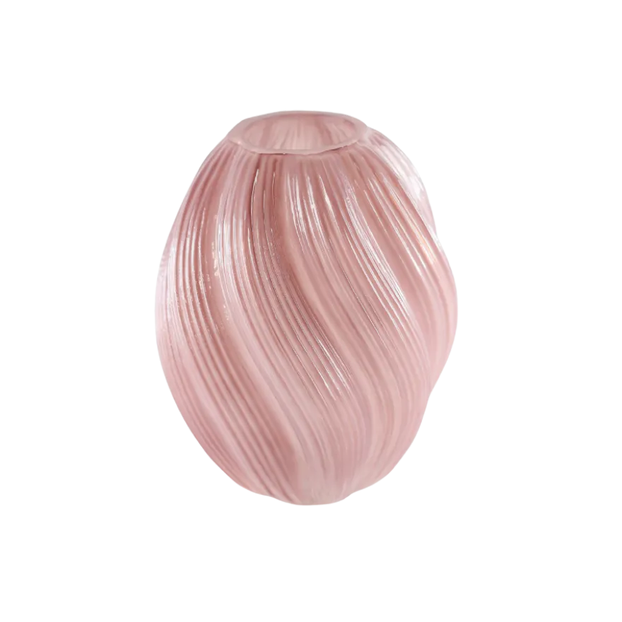 Glas Vase ANJAi Lyserød
