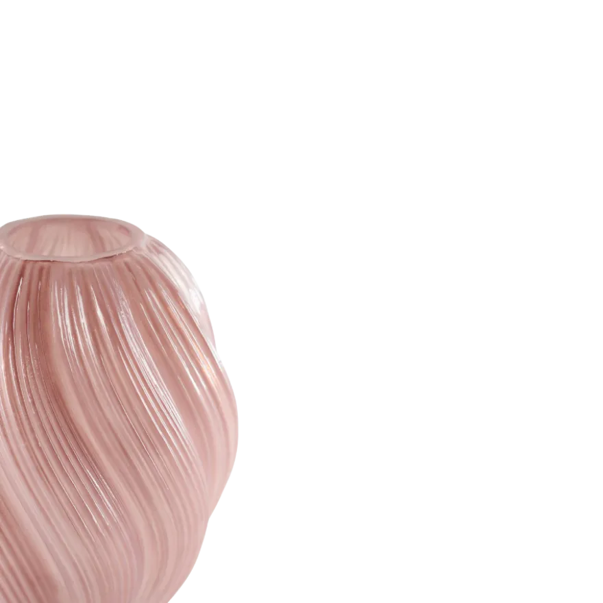 Glas Vase ANJAi Lyserød