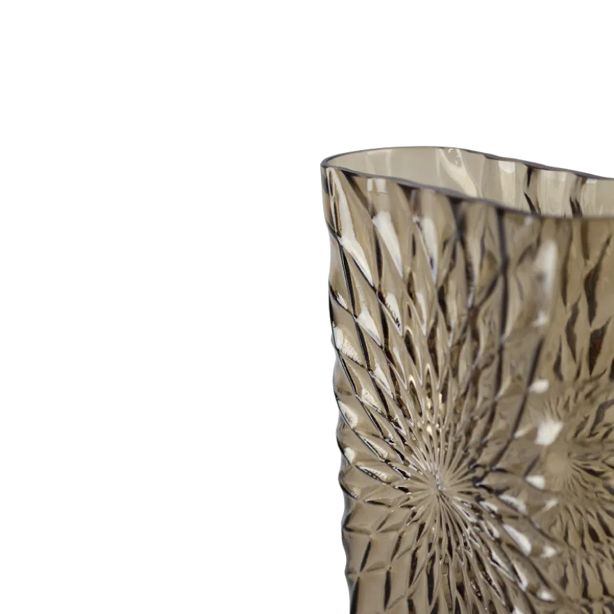Glas Vase ANJELA i Macchaito (19x7x25cm)