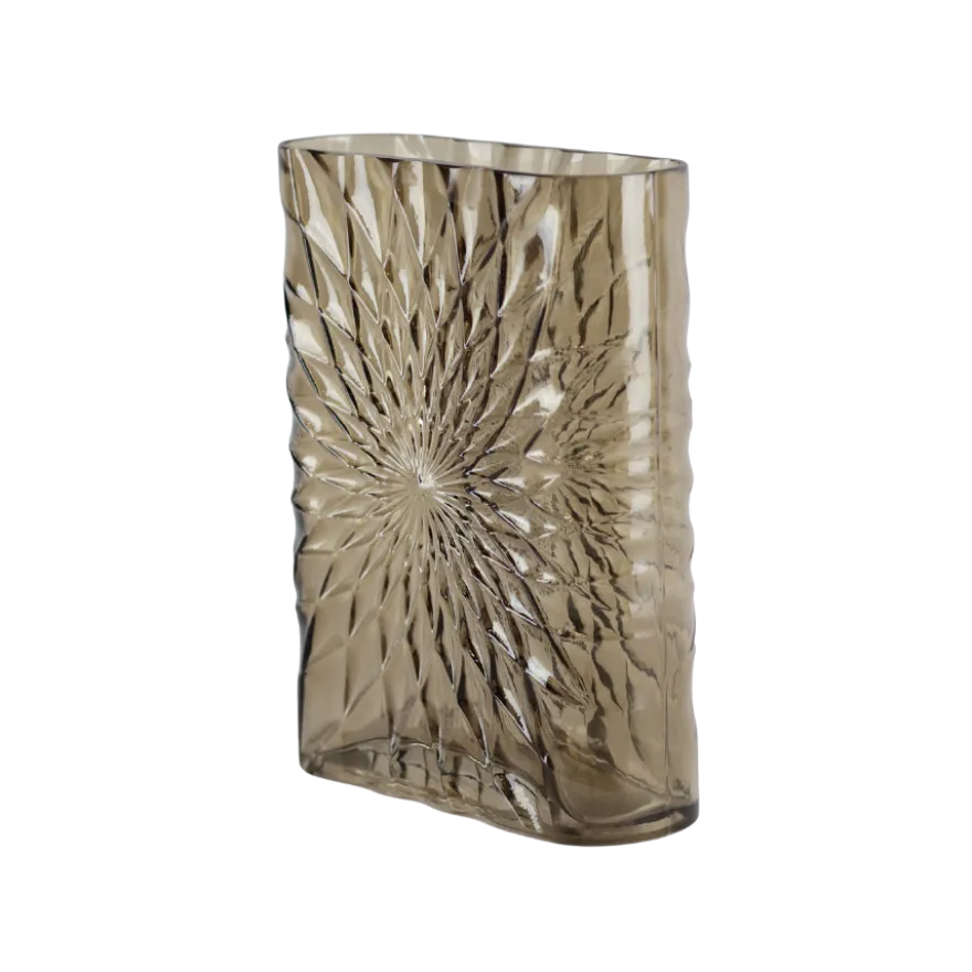 Glas Vase ANJELA i Macchaito (19x7x25cm)