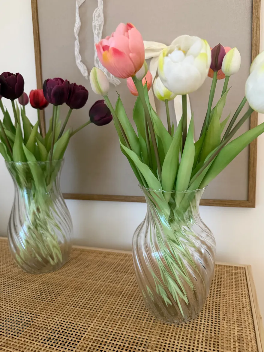 Glas Vase CELIE i Transparant (H20cm)