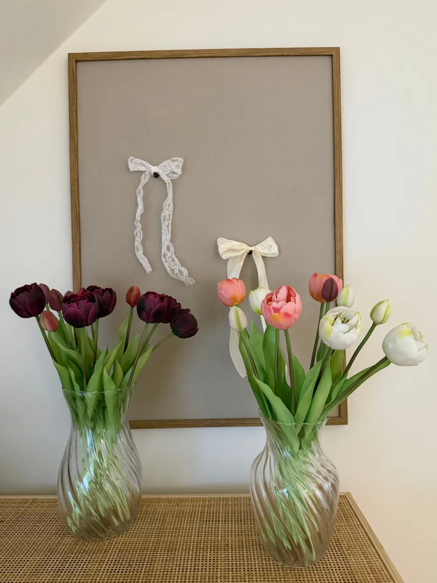 Glas Vase EBRU i Transparant (H23cm)