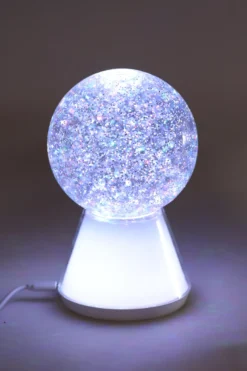 Glimmer Lampe m. USB (11x11x17,6cm)