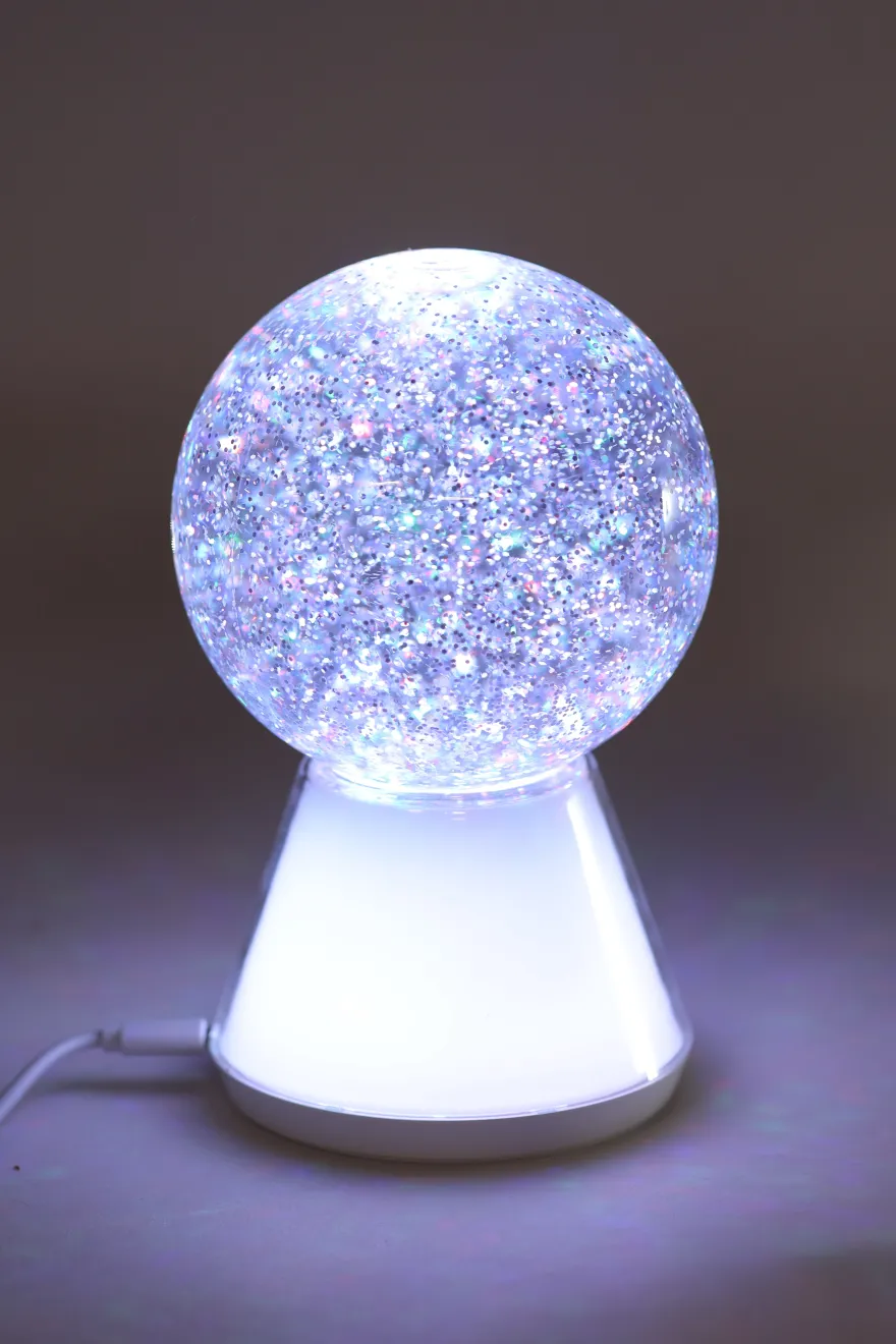 Glimmer Lampe m. USB (11x11x17,6cm)