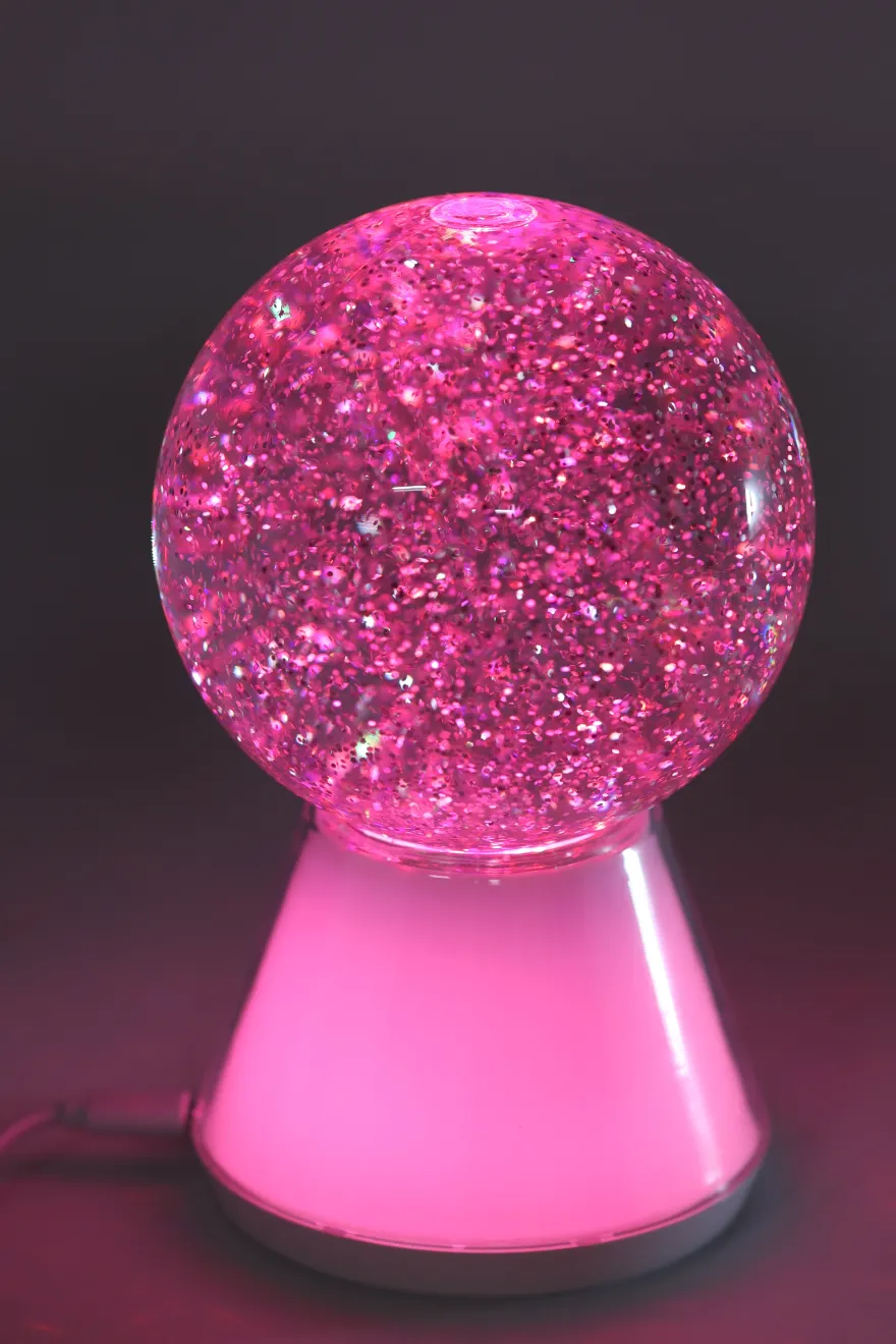 Glimmer Lampe m. USB (11x11x17,6cm)
