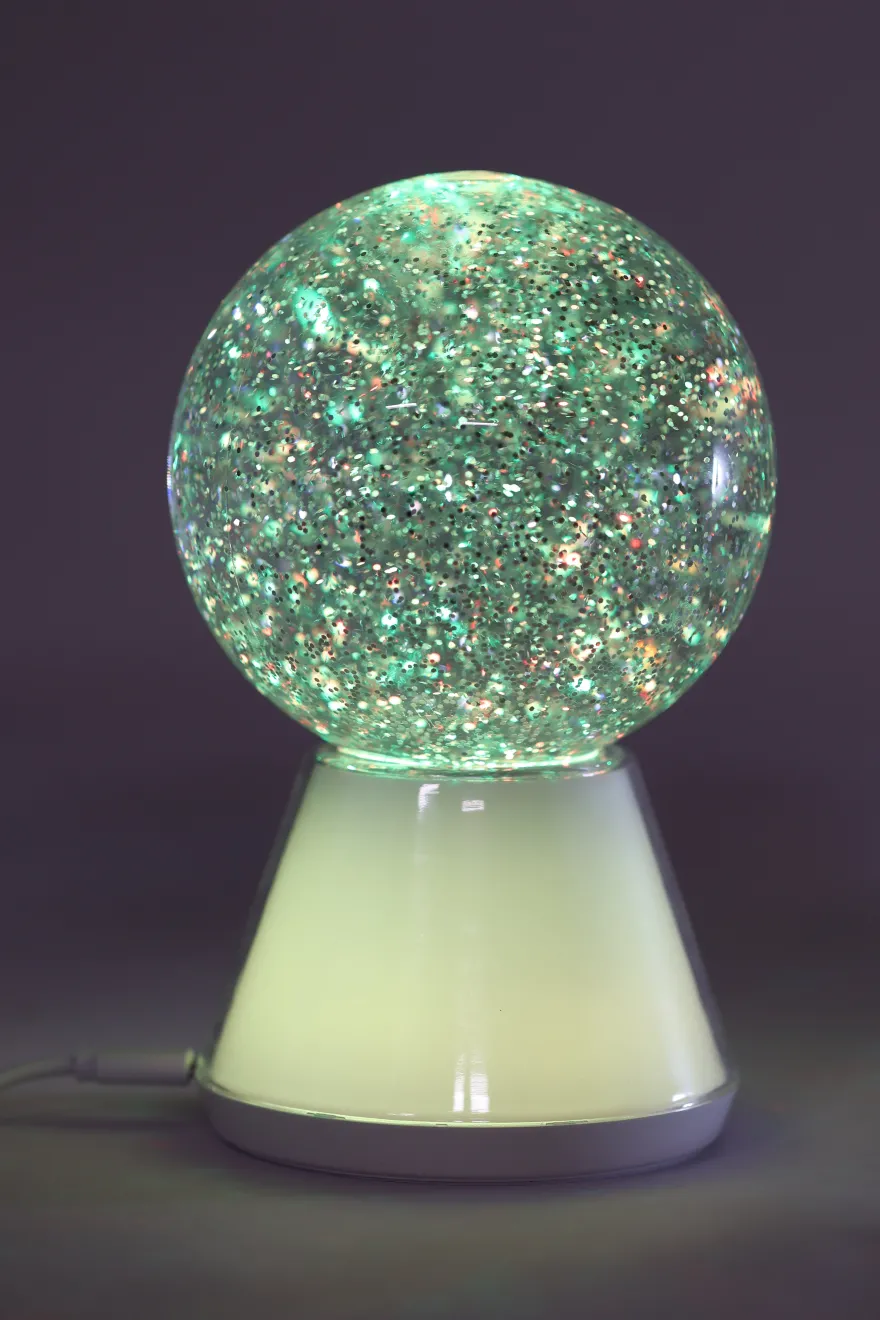 Glimmer Lampe m. USB (11x11x17,6cm)