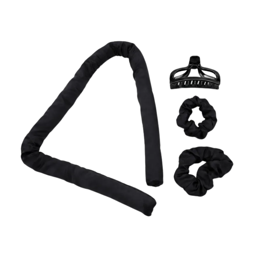 Heatless Curler Sæt i Sort