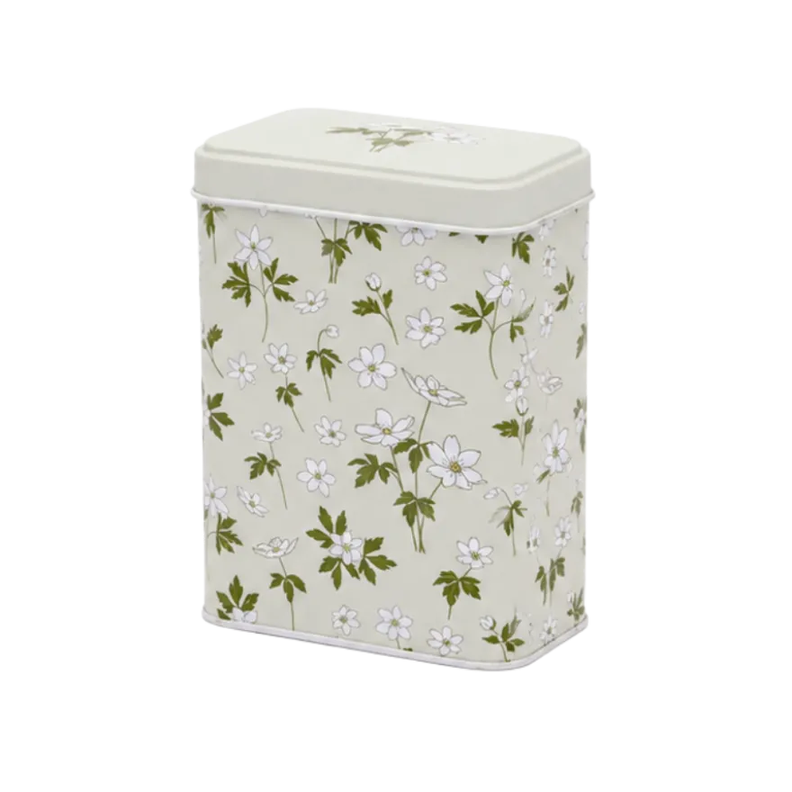 Ib Laursen Dåse Firkantet m. Anemoner (H12,5cm)