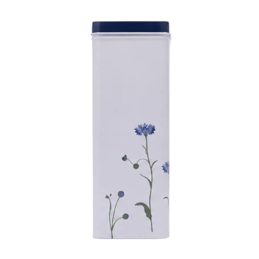 Ib Laursen Dåse Firkantet m. Kornblomster (H22,3cm)