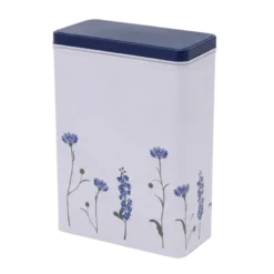 Ib Laursen Dåse Firkantet m. Kornblomster (H22,3cm)