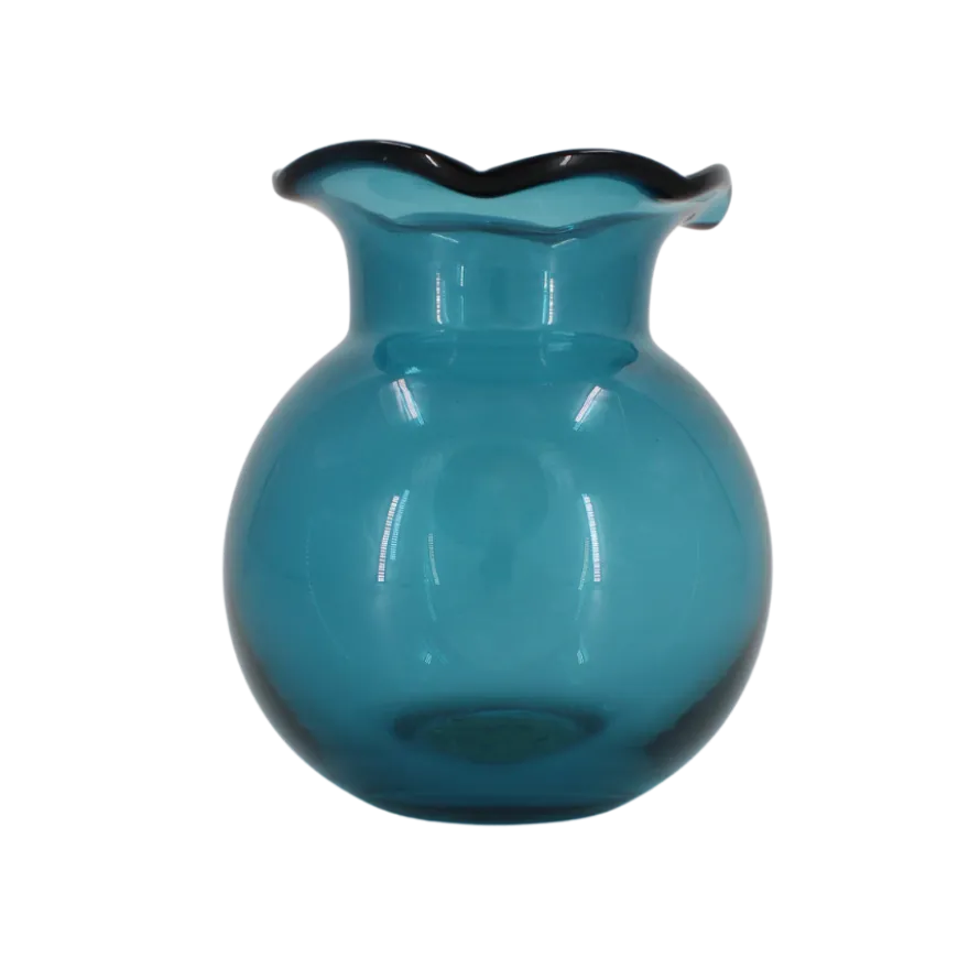 Keramik Vase BUZTER i Blå (Ø6x13cm)
