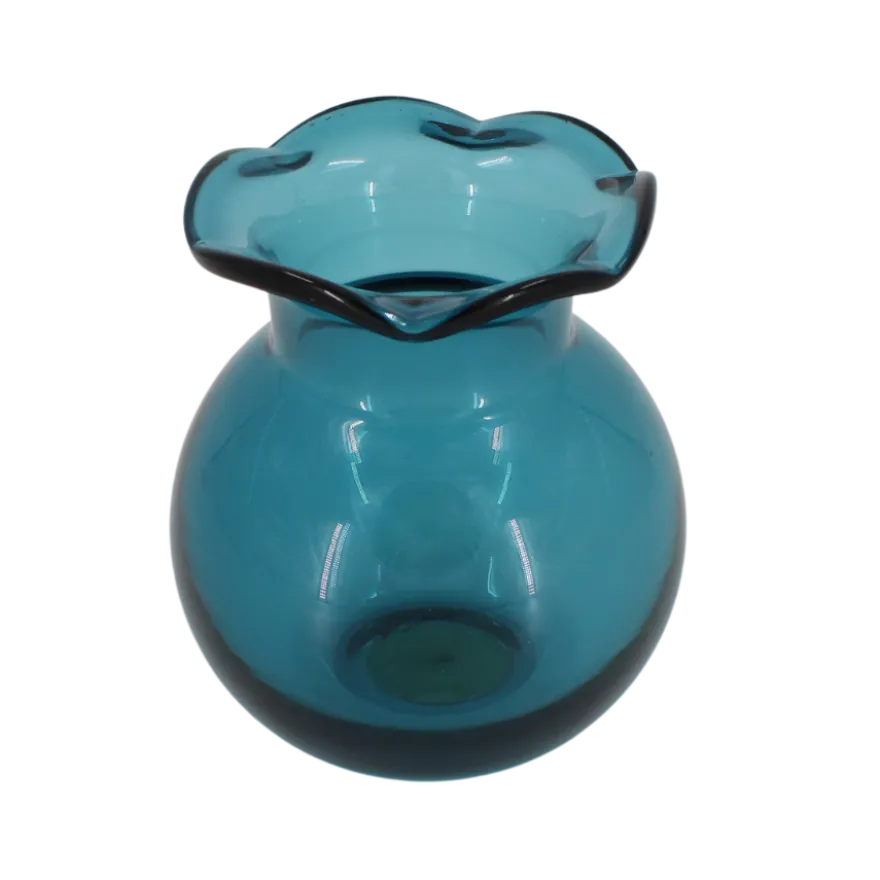 Keramik Vase BUZTER i Blå (Ø6x13cm)