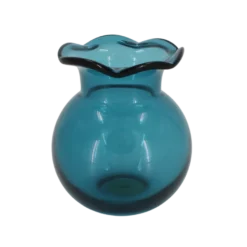 Keramik Vase BUZTER i Blå (Ø6x13cm)