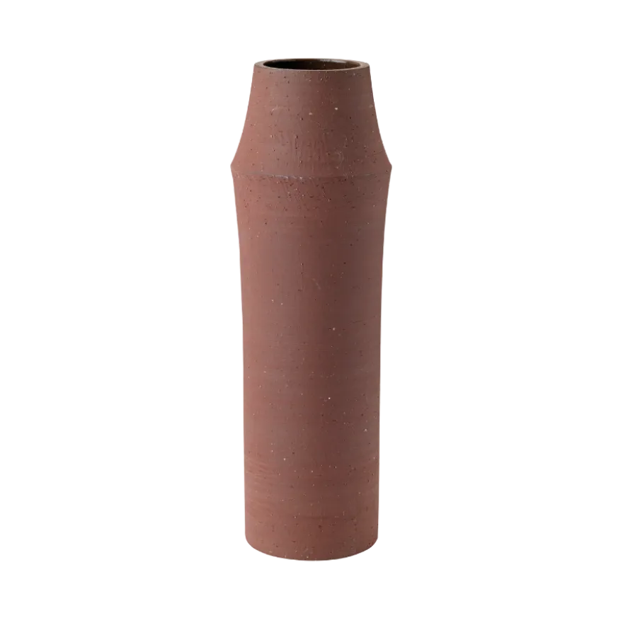 Knapstrup Clay Vase i Terracotta (H32cm)