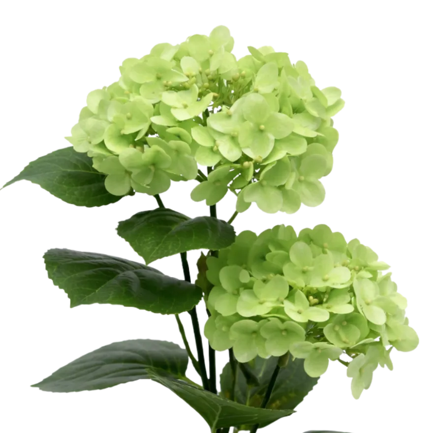 Kunstig Plante Hortensia i Grøn (H41cm)