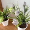 Kunstig Plante Tulipanerknopper i Lilla (H21cm)