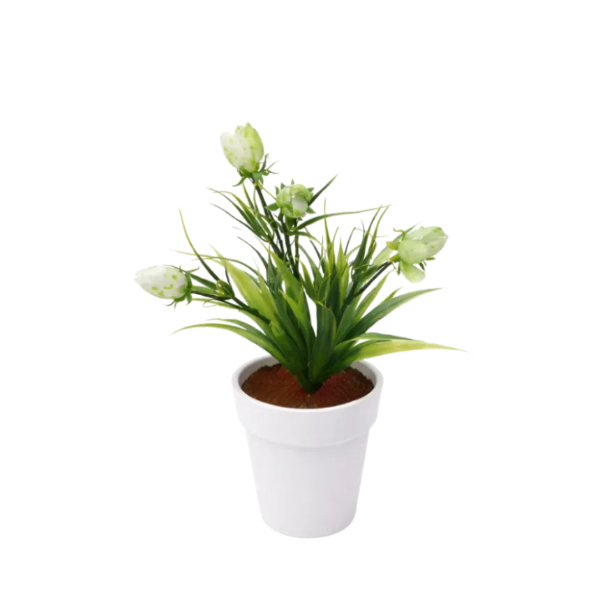 Kunstig Plante Tulipanerknopper i Grøn (H21cm)