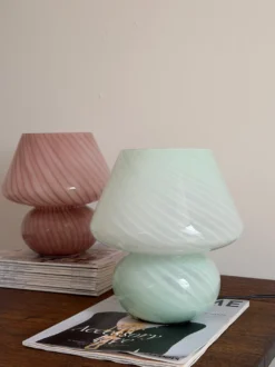 Lampe Joyful i Mint (24x23cm)