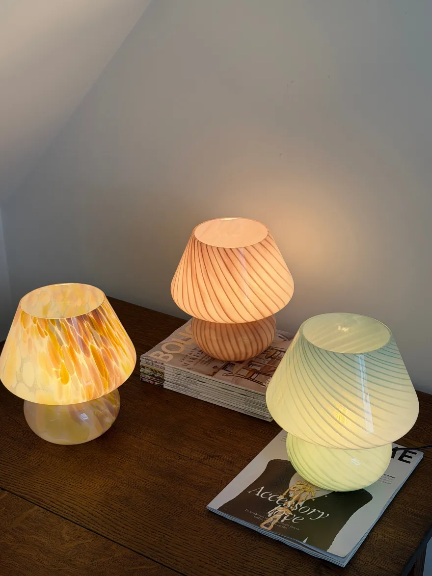 Lampe Joyful i Mint (24x23cm)