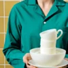 Lucie Kaas Skål MILK i Vanilla (Ø10cm)
