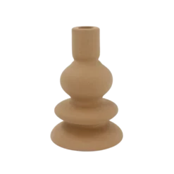 Lysestage COSTI i Brun (Ø10,7xH16cm)