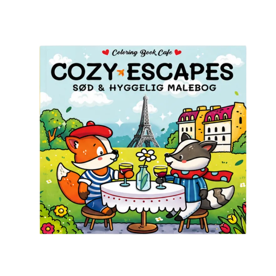 Malebog Cozy Escapes Sød & Hyggelig