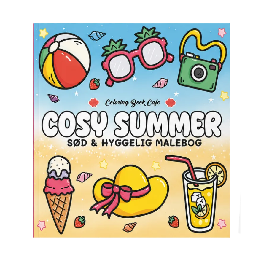 Malebog Cozy Summer Sød & Hyggelig