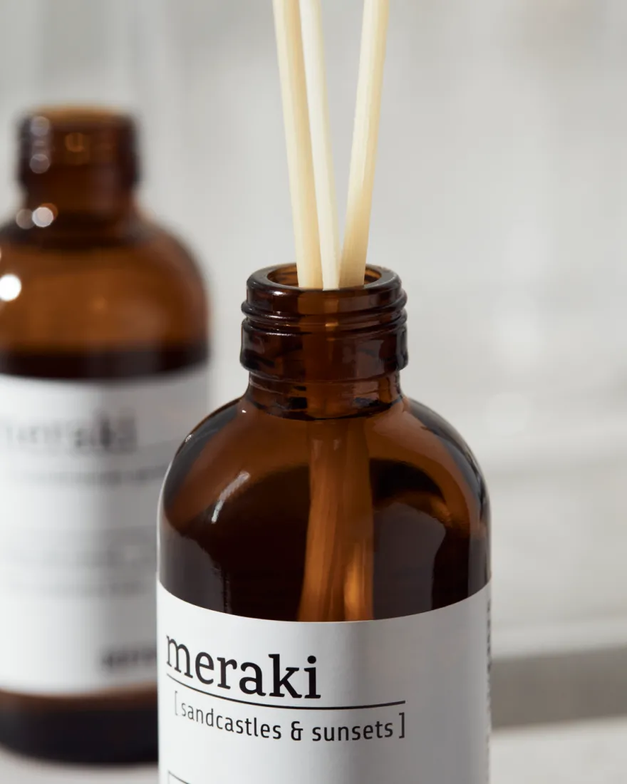 Meraki Duftfrisker m. 7 Pinde Sandcastles & Sunsets (120ml)