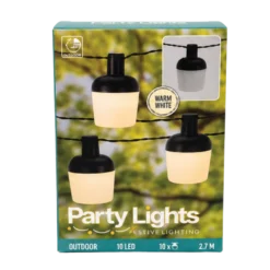 Party Lights Lyskæde m. 10 LED (2,7m)