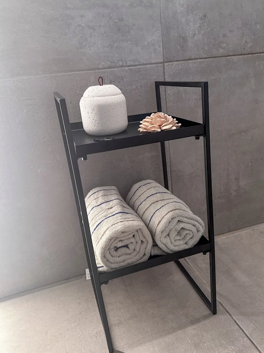 Sidebord BAZTIANi Mat Sort (27x25,5x60cm)